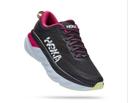 Hoka One One Women's Bondi 7 Wide Running Shoes (Black/White) 6 US