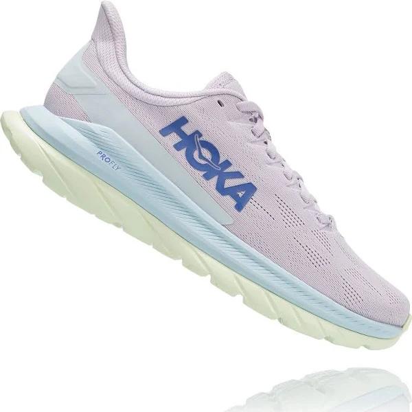 Hoka One One Women's Mach 4 Running Shoes (Orchid Hush/Iris Bloom) 6.5 US