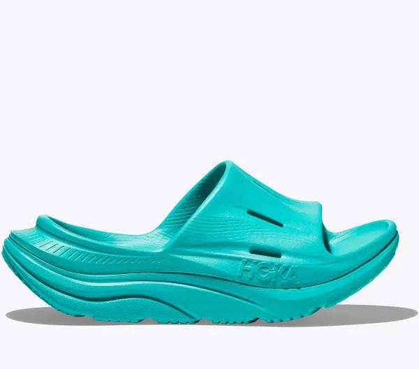 HOKA Ora Recovery Slide 3 Sandal in Ceramic/Ceramic, Size M12.5/ W13.5