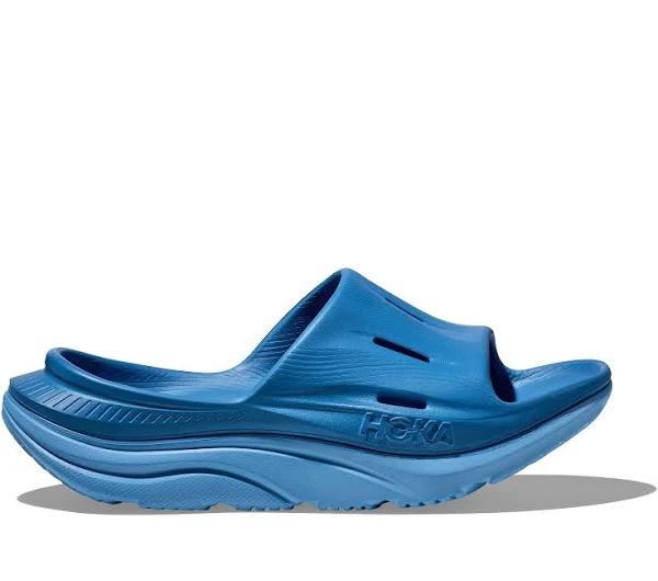 HOKA Ora Recovery Slide 3 Sandal in Coastal Sky/All Aboard, Size 2.5