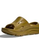 HOKA Ora Recovery Slide 3 Unisex in Green Moss/Green Moss