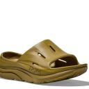 HOKA Ora Recovery Slide 3 Unisex in Green Moss/Green Moss