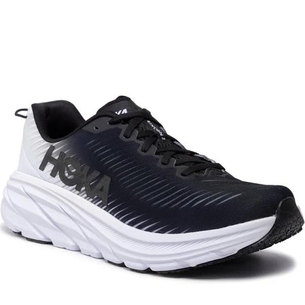 Hoka Rincon 3 Men Shoe Blk/Wht 11.5 2E