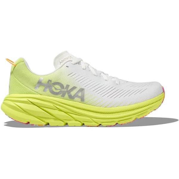 Hoka - Rincon 3 Mesh Running Trainers - Womens - White