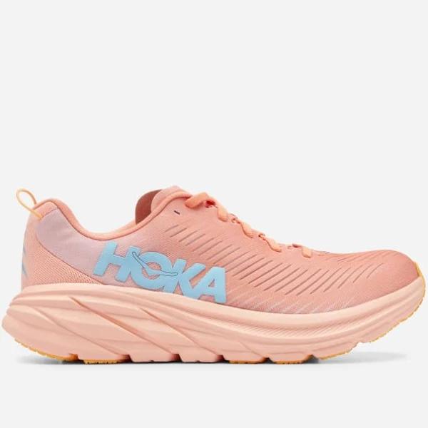 HOKA Rincon 3 Running Shoes in Shell Coral Peach Parfait