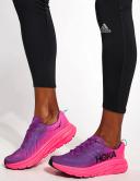 Hoka Rincon 3 Shoe - Beautyberry/Knockout Pink - Womens Ladies Shoes