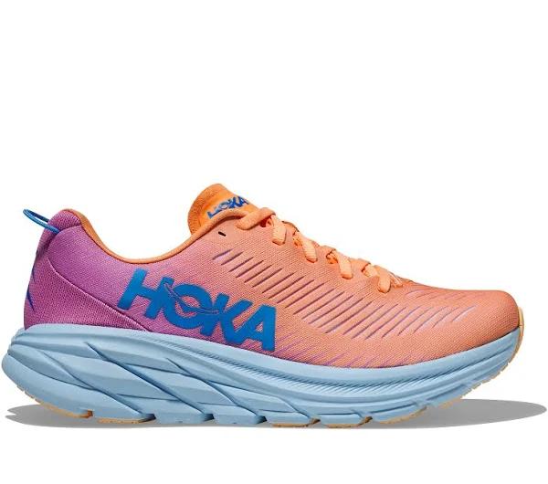 Hoka Rincon 3 Shoes Orange Pink White Women - 38