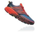 Hoka Speedgoat 4 Mens 11.5 / Real Teal/Persimmon Orange