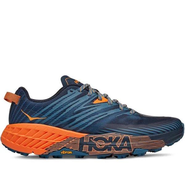 Hoka Speedgoat 4 Mens 8 / Real Teal/Persimmon Orange