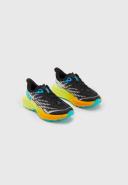 Hoka Speedgoat 5 Shoes Black Fluorescent Green Orange Women - 36(2/3)
