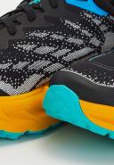 Hoka Speedgoat 5 Shoes Black Fluorescent Green Orange Women - 36(2/3)
