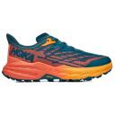 Hoka Speedgoat 5 Shoes Black Fluorescent Green Orange Women - 38