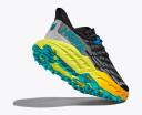 Hoka Speedgoat 5 Shoes Black Fluorescent Green Orange Women - 38