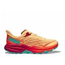 Hoka Speedgoat 5 Shoes Black Fluorescent Green Orange Women - 38