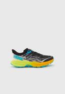Hoka Speedgoat 5 Shoes Black Fluorescent Green Orange Women - 39(1/3)