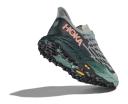 Hoka Speedgoat 5 Shoes Black Fluorescent Green Orange Women - 43(1/3)