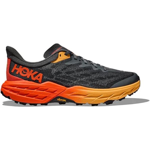 Hoka Speedgoat 5 Shoes Black Red Orange - 50(2/3)
