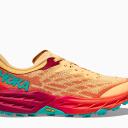 Hoka Speedgoat 5 Shoes Cream Orange Blue - 40(2/3)