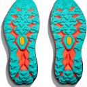 Hoka Speedgoat 5 Shoes Cream Orange Blue - 40(2/3)
