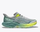 Hoka Speedgoat 5 Shoes Green Grey Yellow Women - 44