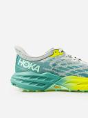 Hoka Speedgoat 5 Shoes Green Grey Yellow Women - 44