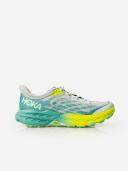 Hoka Speedgoat 5 Shoes Green Grey Yellow Women - 44