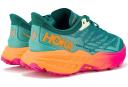 Hoka Speedgoat 5 Shoes Green Turquoise Orange Fuchsia Women - 36