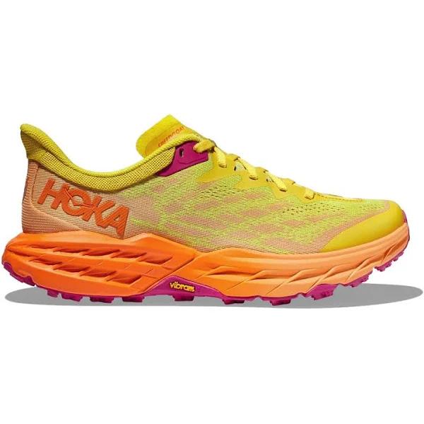 Hoka Speedgoat 5 Shoes Yellow Orange Women - 37(1/3)