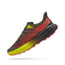 Hoka Speedgoat 5 Wide Mens Trail Running Shoes - Thyme/Fiesta - 7.5