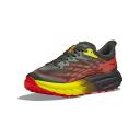 Hoka Speedgoat 5 Wide Mens Trail Running Shoes - Thyme/Fiesta - 7.5