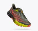 HOKA - Trail Running Shoes - Speedgoat 5 Castlerock/flame For Men - Grey
