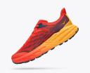 HOKA - Trail Running Shoes - Speedgoat 5 Castlerock/flame For Men - Grey