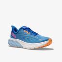 Hoka Women's Arahi 6 Running Shoe, Black/Pink Yarrow / 6 / B