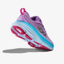 Hoka Bondi 8 Shoe - Cherries Jubilee/Pink Yarrow - Womens Ladies Shoes