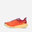 Hoka Women's Challenger 7 Shoes in Flame/Cherries Jubilee, Size 5