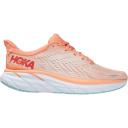 Hoka One One Women's Clifton 8 Running Shoes (Cantaloupe/Silver Peony, Size 10.5 US)
