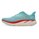 Hoka One One Women's Clifton 8 Running Shoes (Cantaloupe/Silver Peony, Size 10 US)