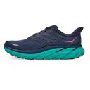 Hoka One One Women's Clifton 8 Running Shoes (Cantaloupe/Silver Peony, Size 10 US)