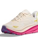 Hoka Women's Clifton 9 Eggnog/ Blanc de Blanc / 5