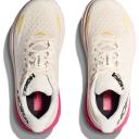 Hoka Women's Clifton 9 Eggnog/ Blanc de Blanc / 5