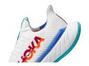 Hoka Womens Carbon x 3 Shoes White / Flame