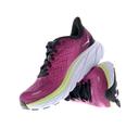 Hoka Womens Clifton 8 Shoes Blue Graphite / Ibis Rose