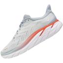 Hoka Womens Clifton 8 Shoes Blue Graphite / Ibis Rose