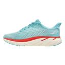 Hoka Womens Clifton 8 Wide Shoes Summer Song / Ice Flow