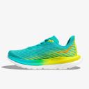 Hoka Womens Mach 5 Shoes White/Flame