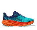 Hoka Womens Shoe Challenger ATR 7 Wide - US 7 / Ceramic/Vibrant Orange