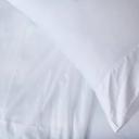 Home Beautiful Luxury Cotton Sateen Sheet Set Double / White