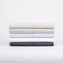 Home Beautiful Luxury Cotton Sateen Sheet Set Super Queen / White