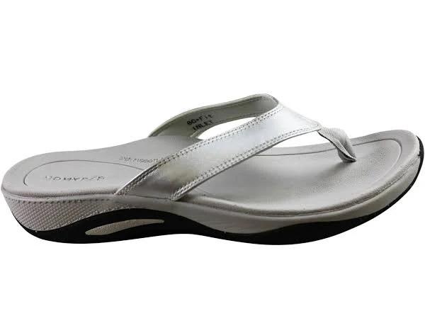 Homyped Women's Inlet Thongs Silver