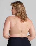 Honeylove Crossover Wire-Free Bra - Womens - Sand - 1x